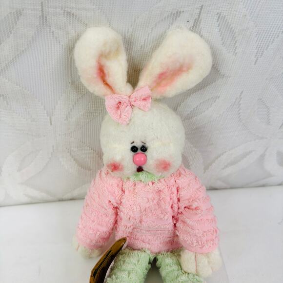 5 for $25| CCI Easter Bunny Mimi Doll Seasonal Decorations Bean Bag Plush - Picture 7 of 7